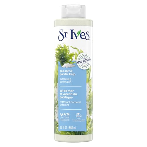 St. Ives Exfoliating Body Wash with Sea Salt & Kelp - 22 Fl Oz