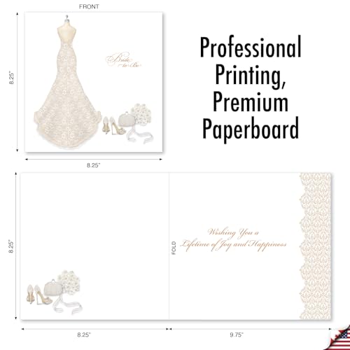 Jumbo Bachelorette Greeting Card - Bride-To-Be Congratulations