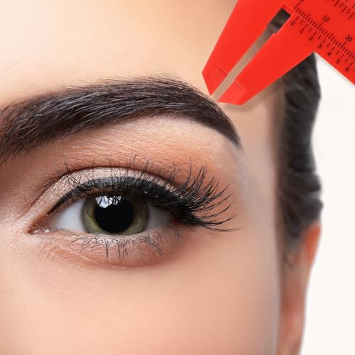 Frienda Eyebrow Measuring Ruler Set - 5 Mini Calipers for Tattoo Artists