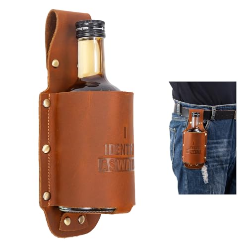 Premium Leather Beer Holder | Unique Gifts for Beer Lovers