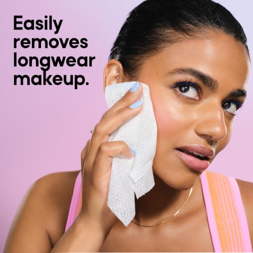 Almay Longwear Makeup Remover Wipes - Hypoallergenic & Fragrance-Free (Pack of 2)