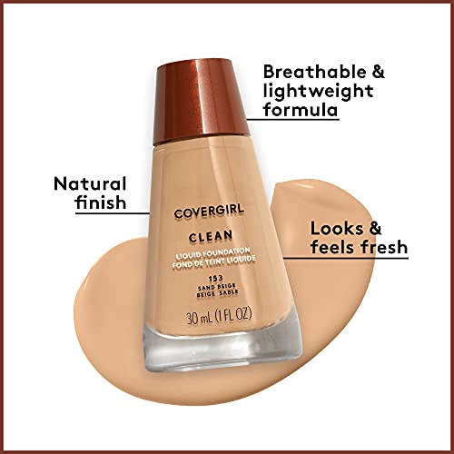 COVERGIRL Clean Makeup Foundation Tawny 165 - 1 oz
