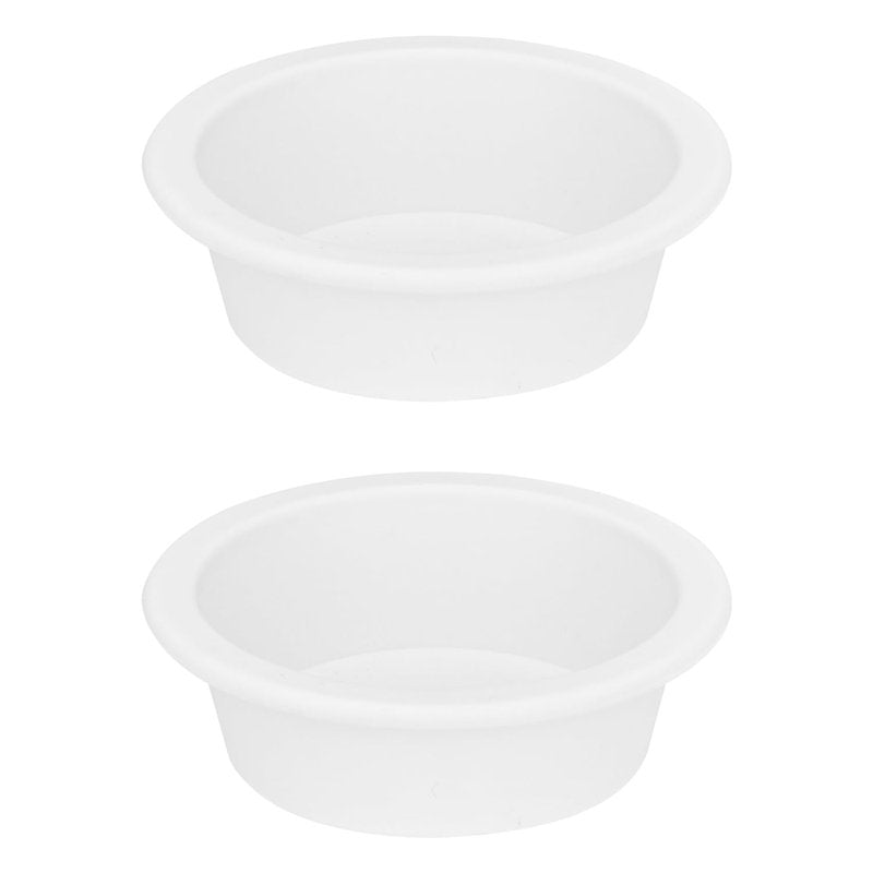 ASAWASA 2 Pcs Silicone Liners for Wax Warmer,No Mess, No Scrape, Long Lasting and Reusable, 2.48 in in Bottom Diameter (medium size 2pcs)