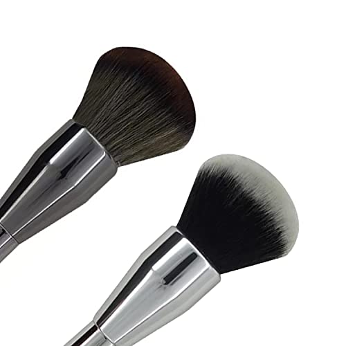 DANNEASY Nail Dust Brush Set - 2pcs Luxury Acrylic Nail Art Duster (Dark Set)