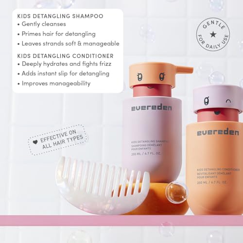 Evereden Kids Travel Size Shampoo & Conditioner Set - Pack of 2
