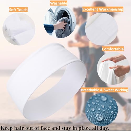Non-Slip Cotton Headbands Set for Women - 7PCS Elastic Hairbands