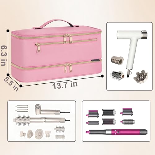 OUUTMEE Travel Carrying Case for Shark FlexStyle & Hair Dryer Accessories