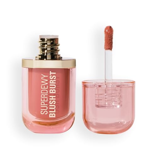 Revolution Superdewy Liquid Blush Burst - Peach Spritz, 0.14 oz