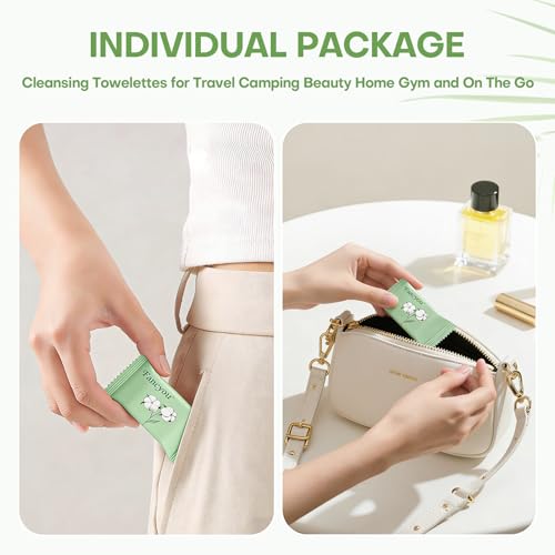 Fancyou Compressed Towel Tablets - 20 Eco-Friendly Disposable Washcloths