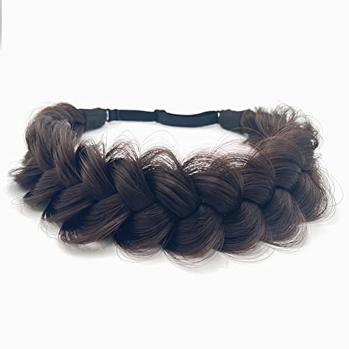 Women’s Synthetic Braided Headband Hair Accessory Wide Strand Wedding & Party Wear