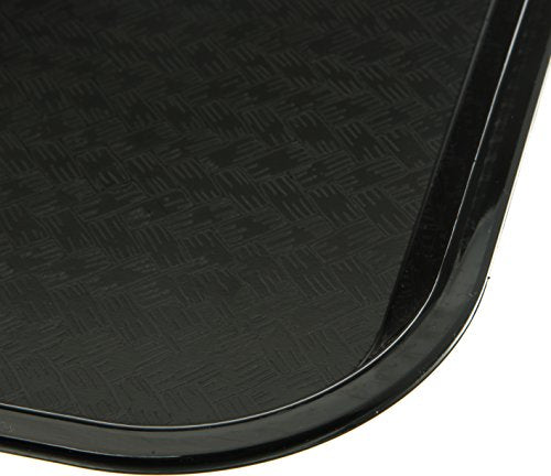 Carlisle Café Fast Food Tray, 14" x 18", Black - Pack of 2