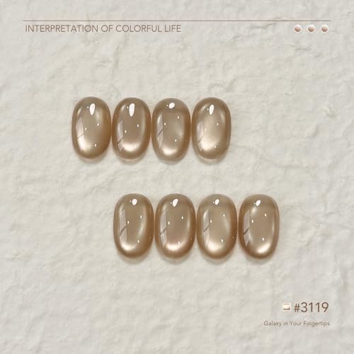 GAOY Cat Eye Gel Nail Polish Kit - 6 Colors with Magnet