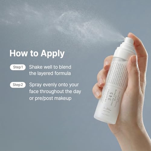Dr.Althea 345 Relief Cream Mist 3.38 Fl Oz | Hydrating Soothing Facial Spray with Rice Extract | Vegan Korean Skincare