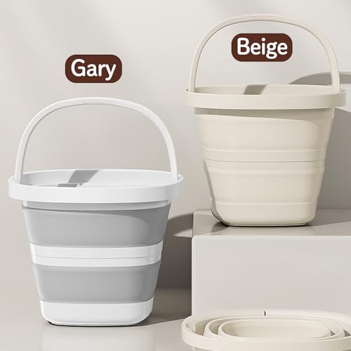 Gorocking Collapsible Bucket 10L - Versatile for Foot Baths, Laundry & Camping