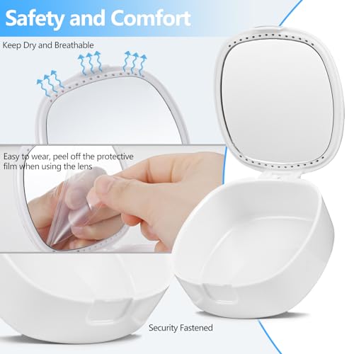 Portable Retainer Case with Mirror & Ventilation - Pink Floral