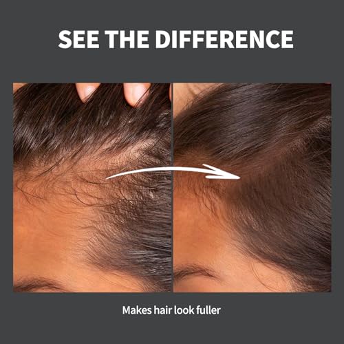 Lewedo Hairline Powder 24H Root Touch Up, Black 0.14oz, Natural Look