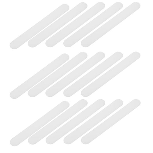 PLAFOPE Professional Tongue Depressors 75 Pcs White Plastic Tongue Sticks 5.70 Inch for Oral Cavity Examination and Laboratory Stirring Lightweight Flexible Medical Supplies