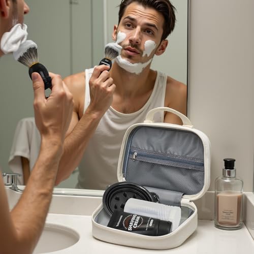 Badger Hair Travel Shaving Brush Set for Men - 4 in 1 Kit