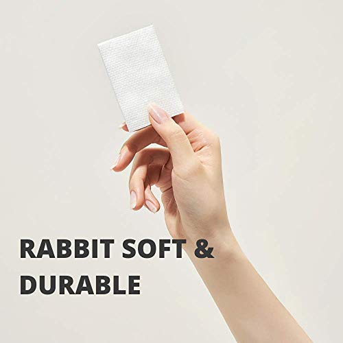 White rabbit cotton pads Classic 100P + Textured bundle | Perfect for
