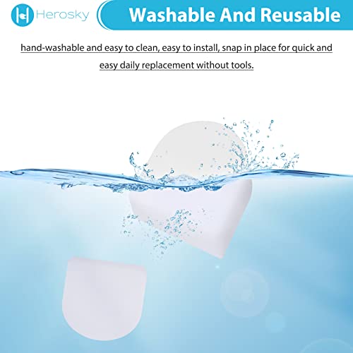 6-Pack HydroVac Filters for Shark AW261 & WD201 Vacuums