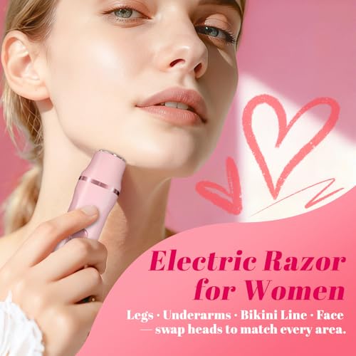 Fanovae 3-in-1 Electric Bikini Trimmer & Body Hair Shaver, IPX7 Waterproof