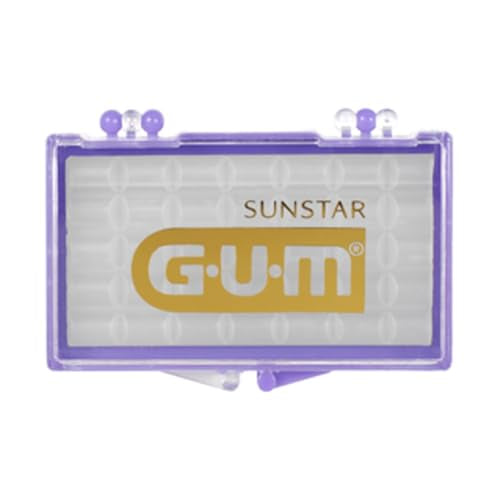 GUM Orthodontic Wax for Braces & Dentures with Vitamin E - 2 Pack