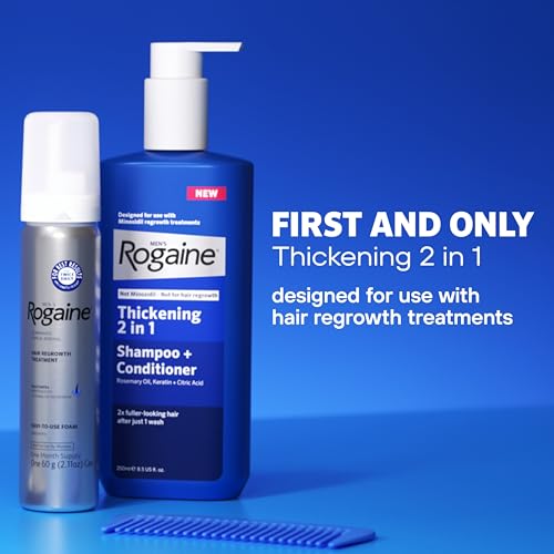 Rogaine Men's Thickening 2-in-1 Shampoo & Conditioner, 8.4 fl. oz