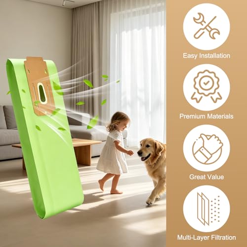 9 Pack Oreck Type CC Vacuum Bags for XL Upright Cleaners