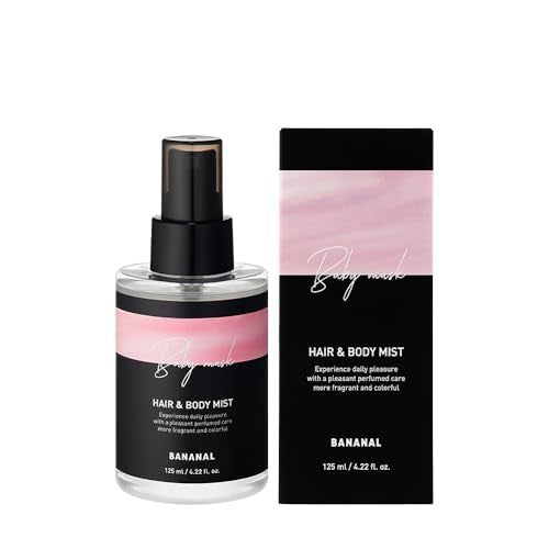 Perfumed Hair Mist for Women ? Castor Oil for Shine & Long-Lasting Scent, Clean Hair Perfume & Body Mist ? Botanical Waters & 17 Amino Acids, Sulfate, Paraben, Silicone-Free ? Baby Musk, 125ml