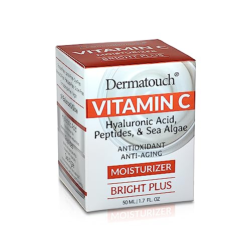 DERMATOUCH Vitamin C Brightening Daily Moisturizer with Hyaluronic Acid 1.7oz