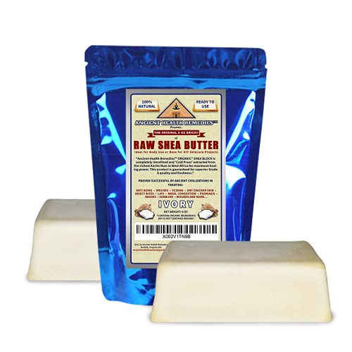 Ancient Health Remedies Organic Raw African Shea Butter - 8 Ounce