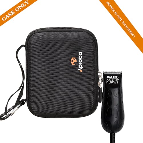 Aproca Black Portable Storage Case for Wahl Peanut Trimmer & Clipper Kit