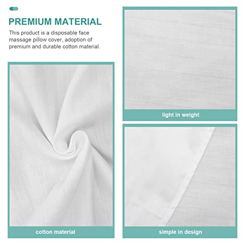 FOMIYES Cotton Massage Table Sheet with Face Hole Cover - 87 x 46 Inches