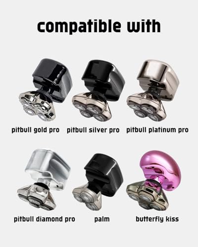 Pitbull Shaver Replacement Blades - 4 Pack for Skull Shaver Heads