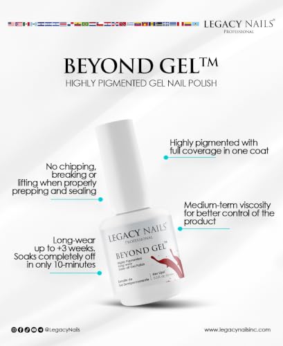 LEGACY NAILS Beyond Gel Soak-Off Nail Polish - Her Lips 0.5 fl oz
