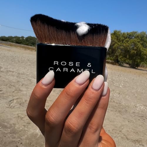 Rose & Caramel Self-Tan Blending Brush for Even, Streak-Free Tan
