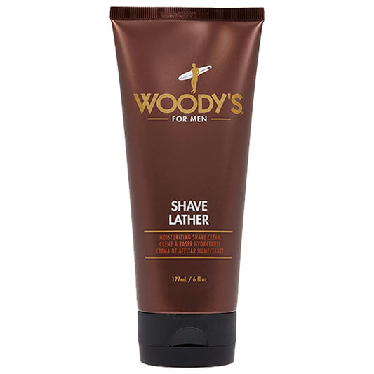 Woody's Shaving Essentials, Shave Lather for Men - Rich & Creamy Shave Foam, Shaving Cream for Men, Reduced Irritation, 6 fl oz