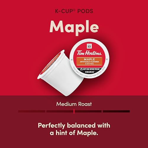 Tim Hortons Maple Flavored Coffee K-Cup Pods - 12 Count