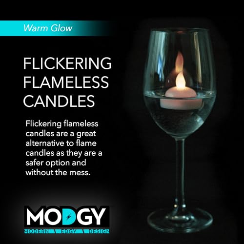 Water Activated LED Floating Candles - White (4 Pack)