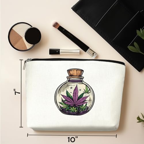 5-Piece Cute Pink Weed Accessories Makeup Bag Set - Cake Weed 657