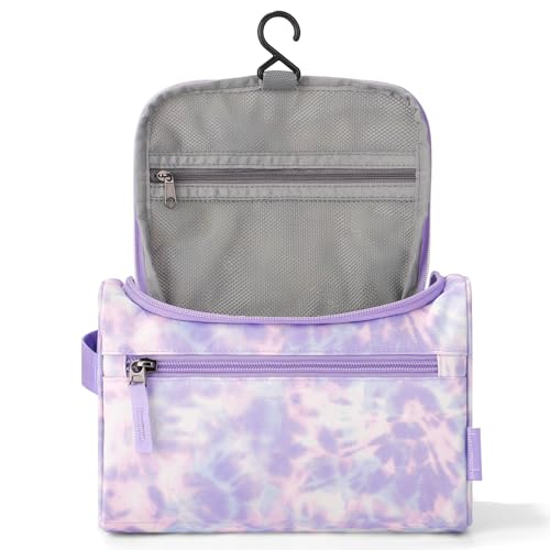 Choco Mocha Tie Dye Kids Toiletry Bag - Waterproof & Hangable