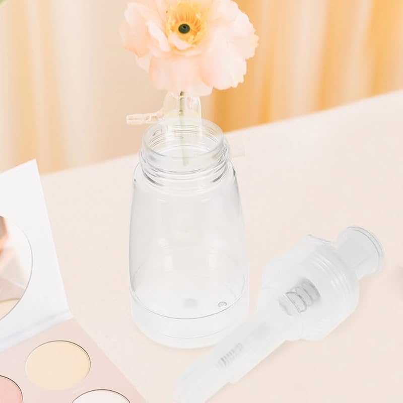 DIYEAH 180ml Refillable Powder Spray Bottle Puff Applicator (2 Pack)