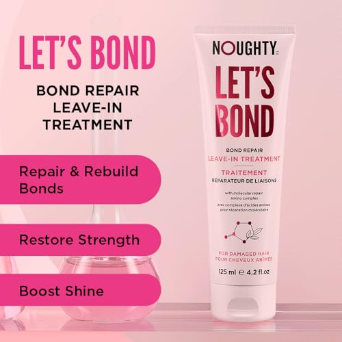 Noughty Let's Bond Builder Leave-In Hair Treatment 4.2 Fl Oz - Damage Repair & Shine