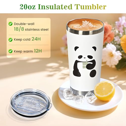 9-Piece Panda Self-Care Gift Set for Women with Blanket, Mug, and Spa Items