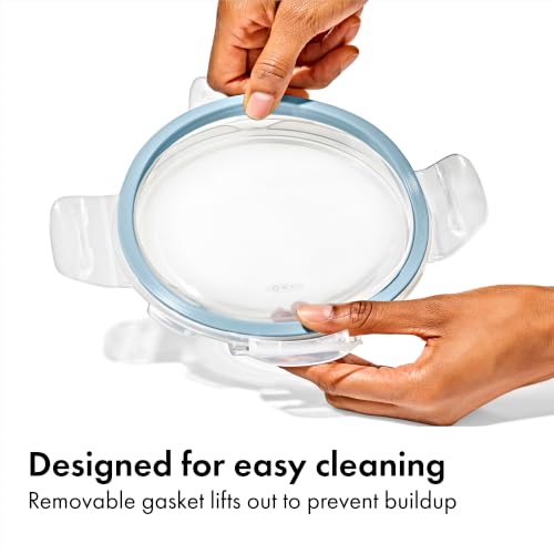OXO Good Grips 2-Cup Glass Food Storage Container - Arctic Blue