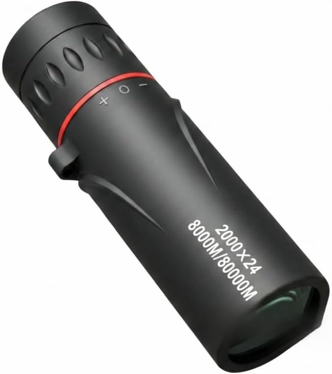 HD Optical Monocular Telescope - 2000x24 Zoom for Camping, Hunting & Travel | Compact Mini Design