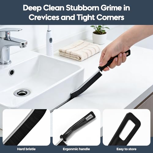 5-Piece Dryer Vent Cleaner Kit - Lint & Crevice Brush Set