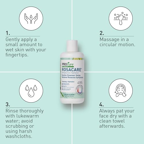 PROcure Rosacare Gentle Cream Cleanser with Hyaluronic Acid