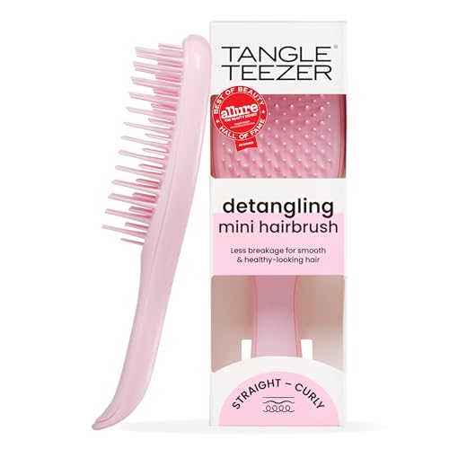Tangle Teezer Mini Hair Brush - Ultimate Detangler in Millennial Pink