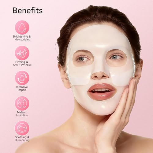 ORDIFEN Deep Collagen Hydrating Night Mask for Glowing Skin - Peel-Off Facial Treatment